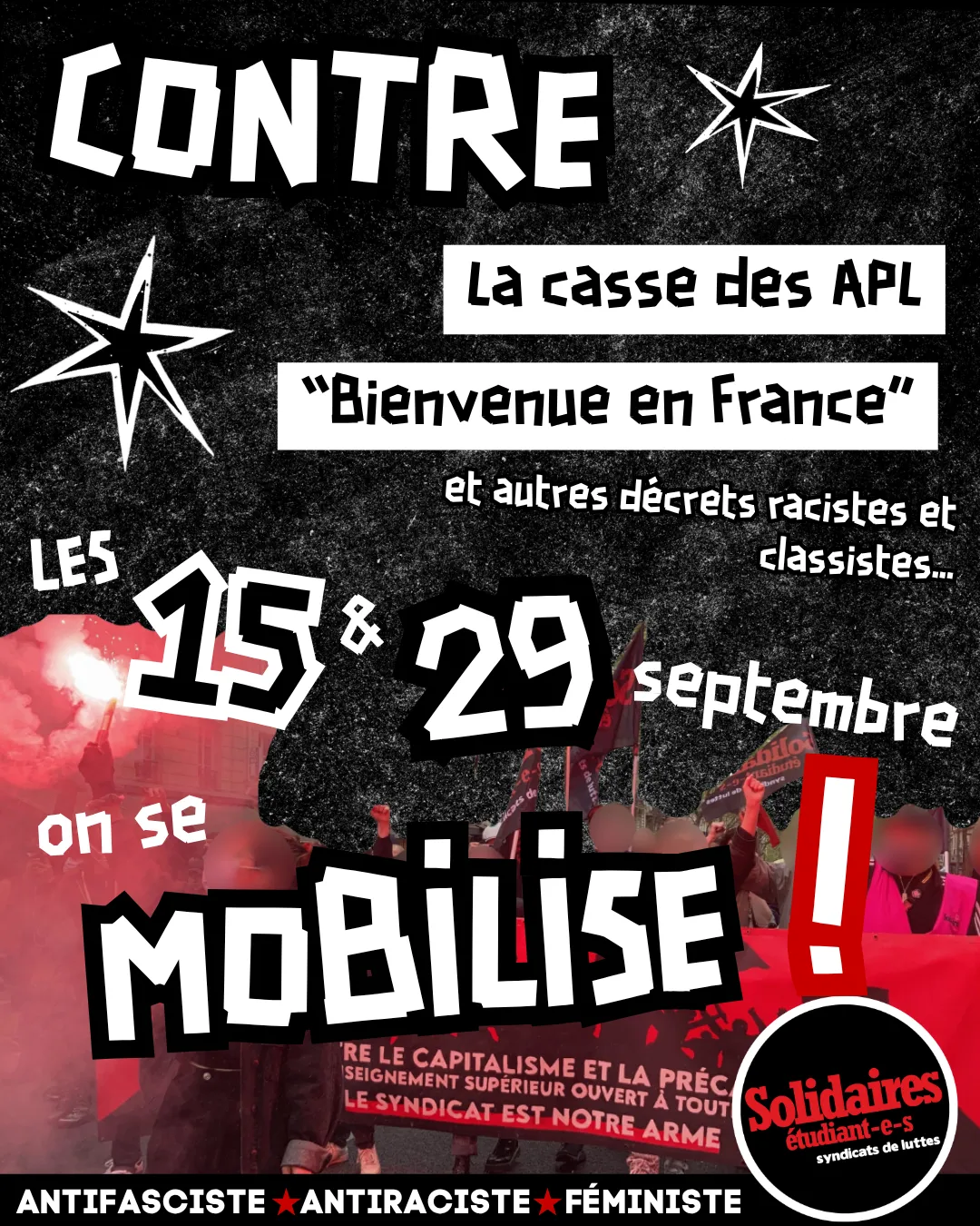 Le 15 & 29 septembre, on se mobilise !