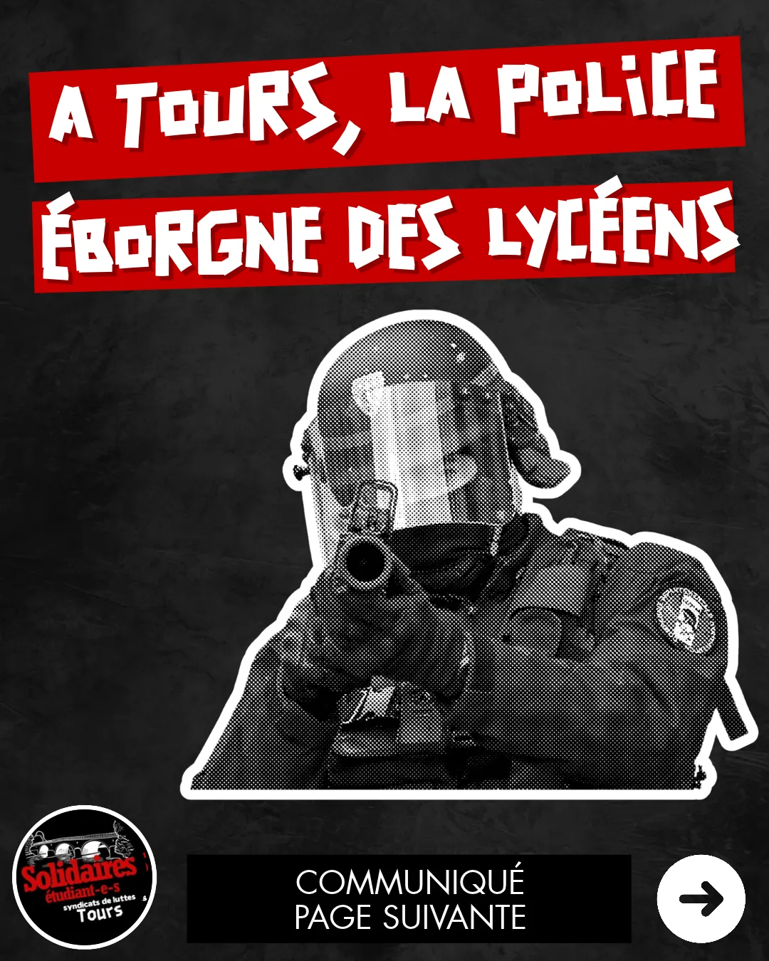 A Tours, la police éborgne des lycéens