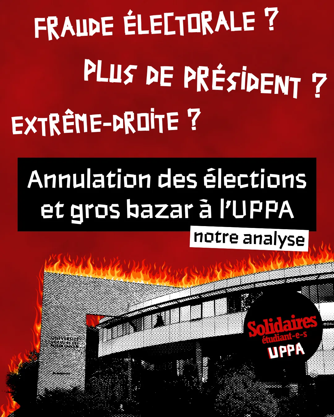 Annulation des élections et gros bazar à l'UPPA : notre analyse