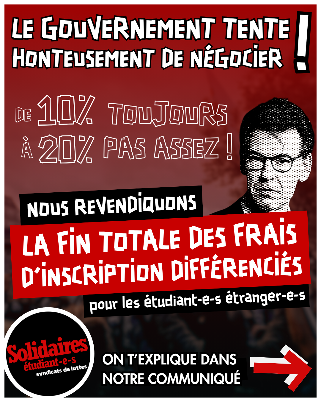 Le gouvernement tente honteusement de négocier !