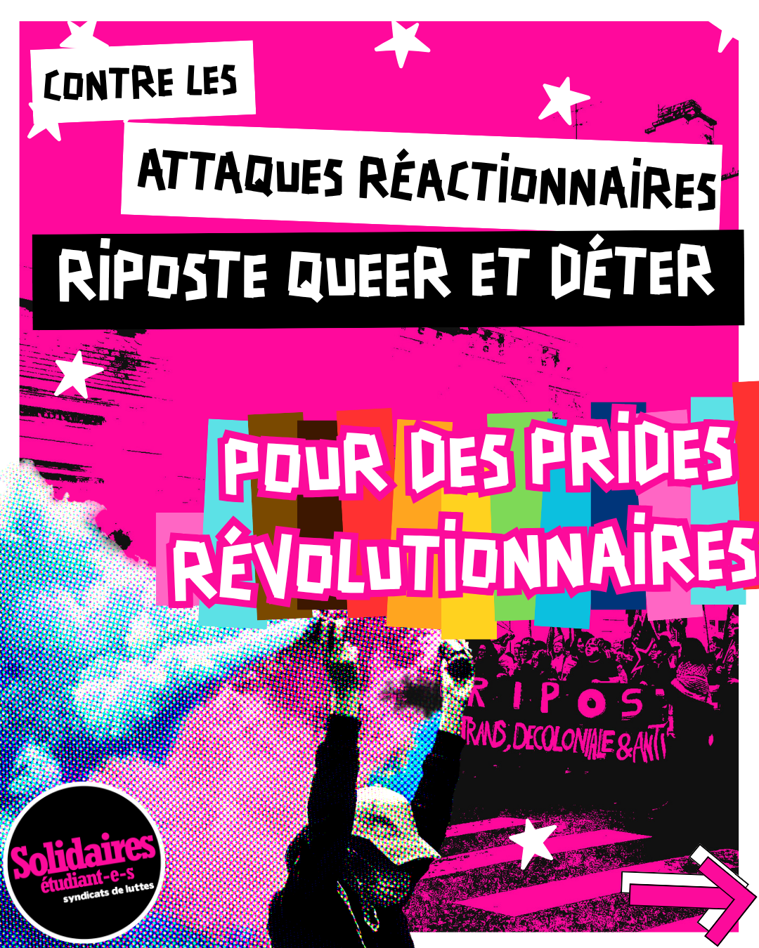 Contre les attaques réactionnaires, riposte queer et déter, pour des prides révolutionnaires !