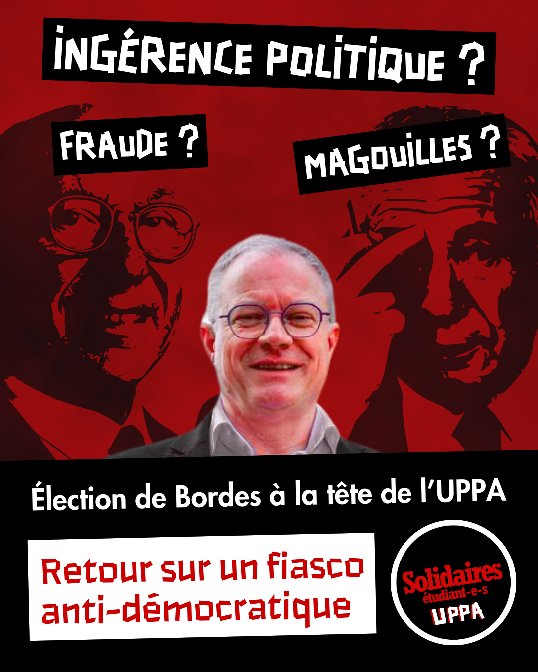 Élection de Laurent Bordes à la tête de l’UPPA : un cirque anti-démocratique