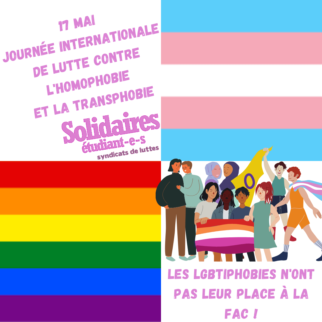 Les LGBTI-phobies n’ont pas leur place à la fac