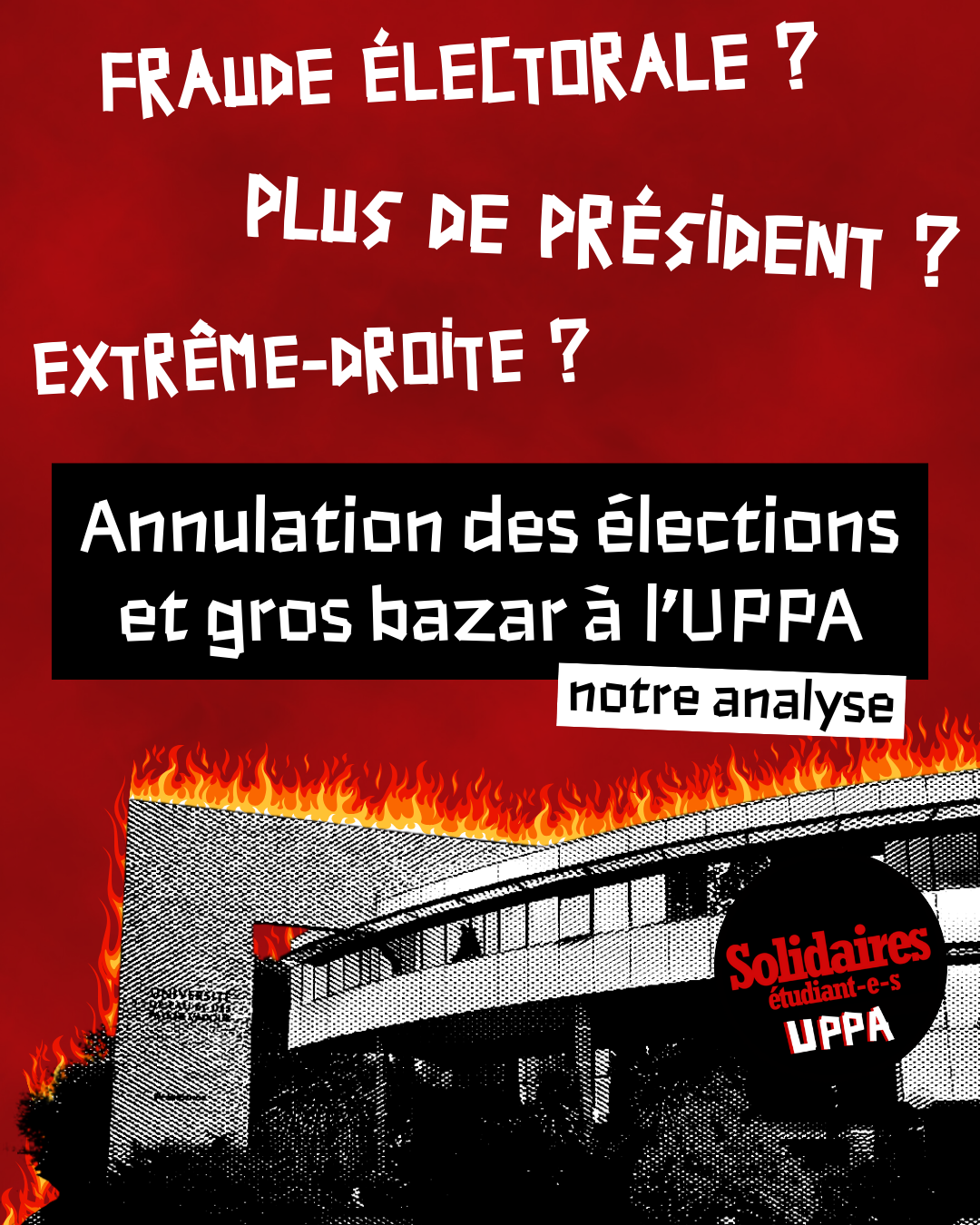 Annulation des élections et gros bazar à l'UPPA : notre analyse